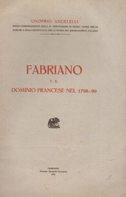 Fabriano e il dominio francese del 1798-99, Onofrio Angelelli